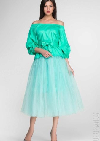 pinong tulle skirt
