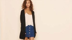 Button front skirts