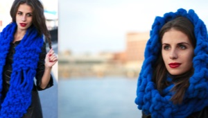 Niniting scarf sa ulo