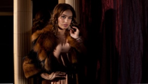 Ang fur coats mula sa tatak ng Melkovo
