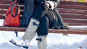 Winter boots ng hindi tinatagusan ng tubig