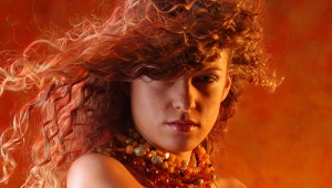 Amber beads
