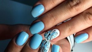 Manikyur na may butterflies at rhinestones: mga trend ng fashion at mga halimbawa ng disenyo