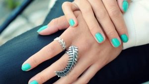 Fashion trend turkesa manicure