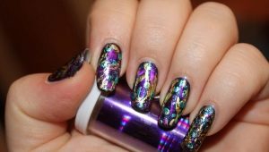 Gel polish foil: ano ito, mga uri at application sa disenyo