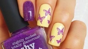 Manikyur na may butterflies: mga tampok at disenyo ng mga ideya