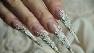 Kuko stilettos: pagpapatupad pamamaraan at mga kagiliw-giliw na mga ideya sa disenyo