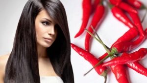 Mga tampok ng paggamit ng red pepper para sa paglago ng buhok