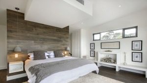 Bedroom design sa modernong estilo