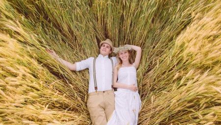 Rustic Wedding Dress - Natural Simple