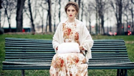 Dresses sa Russian style - para sa isang maliwanag na hitsura etniko