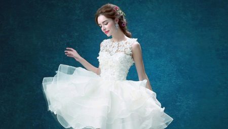 Dresses from organza - lightness and airiness