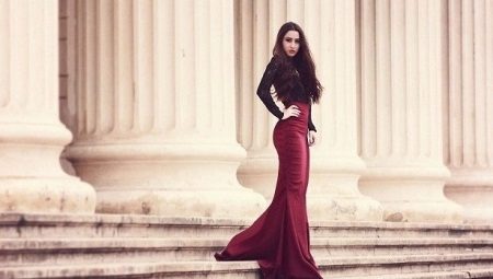 Maroon skirt