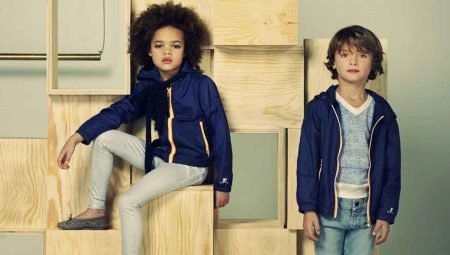 Mga windbreaker ng mga bata
