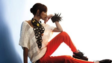 Orange pantalon