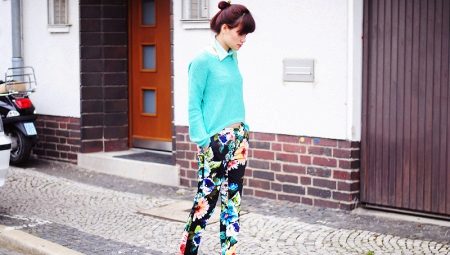 Ano ang maaari kong magsuot ng pantalon na may mga bulaklak?