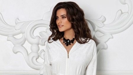 White bathrobe