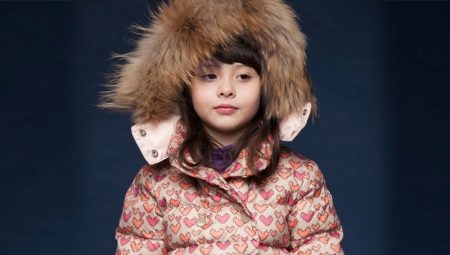 Down coat para sa mga batang babae
