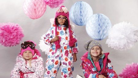 Finnish winter overalls para sa mga bata