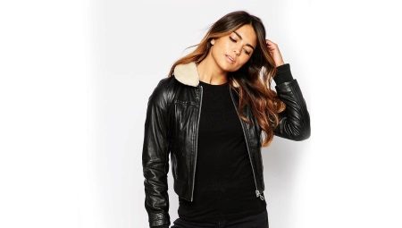 Katad na Bomber Jacket
