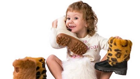 Bata ng boots para sa mga batang babae