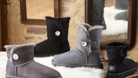 Uggs na may balahibo