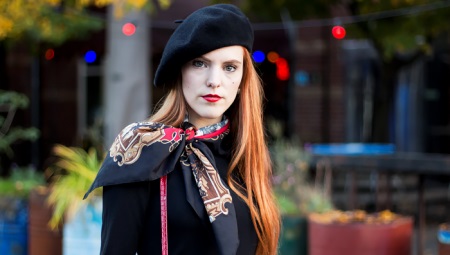 a silk scarf