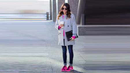 Bright sneakers