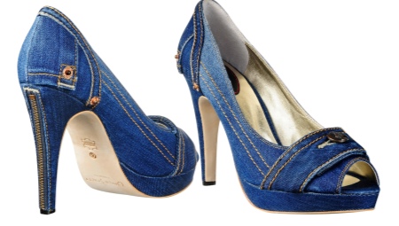 Denim sapatos