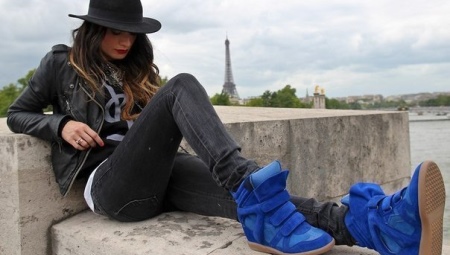 Blue sapatos