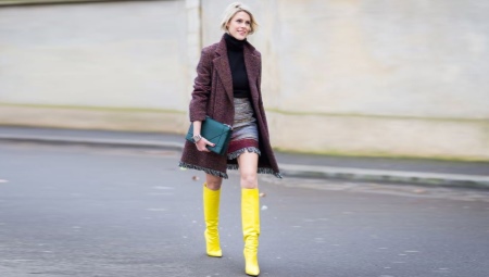 Yellow boots