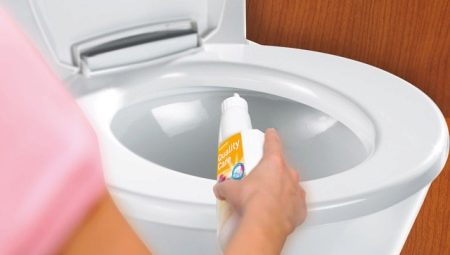 How to clean the toilet from lime?