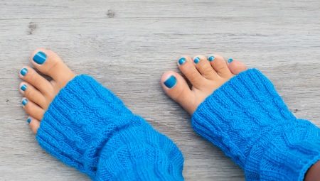 Ideas incarnation pedicure in blue tones