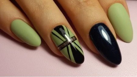 Mga kagiliw-giliw na ideya upang lumikha ng pistachio manicure