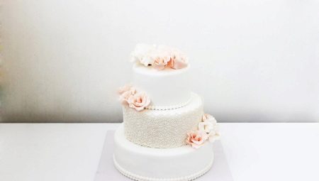 Mastic Wedding Cake: Mga Varietyo at Mga Ideya sa Disenyo