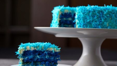 Kasal na cake sa asul: simbolismo at kagiliw-giliw na mga pagpipilian