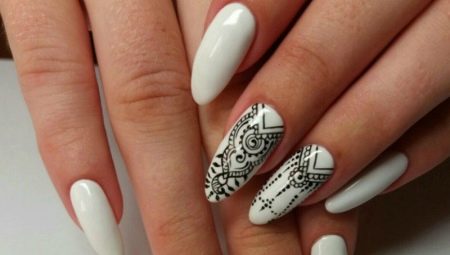 Mga Ideya luxury manicure sa estilo ng Oriental