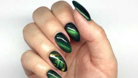 How to manicure a cat's eye?