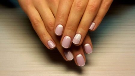 Mga tampok ng French manicure gel varnish sa maikling mga kuko