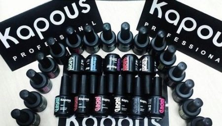 Mga katangian at katangian ng gel varnishes Kapous