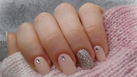 Manicure options in soothing shades