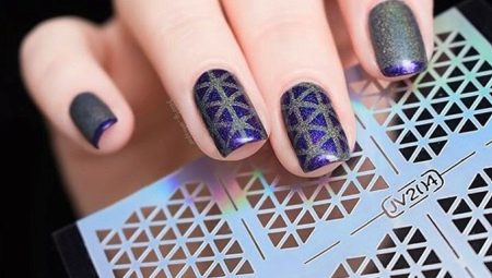 Kuko stencils: mga uri at patakaran ng paggamit