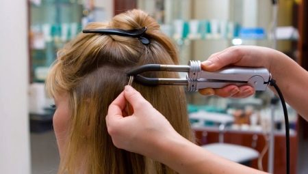 Mga extension ng hot hair: mga tampok, mga diskarte at mga tool