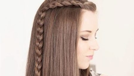 How to make a haircut with flowing hair to school?