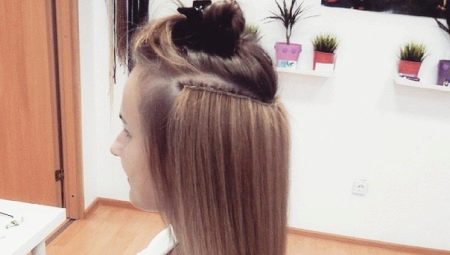 Mga tampok, mga kalamangan at kahinaan ng extension ng buhok