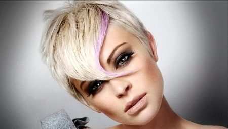 Mga babaeng creative na haircuts para sa maikling buhok