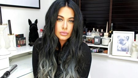 Shatush บนผมสีดำ: คุณสมบัติและทางเลือกของเงา