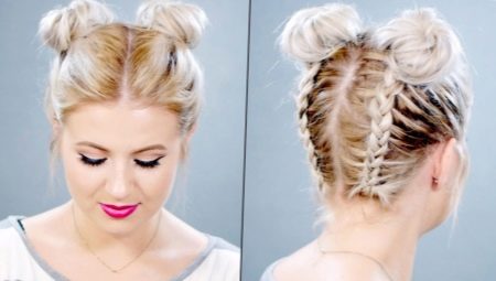 Casual hairstyles para sa daluyan ng haba ng buhok