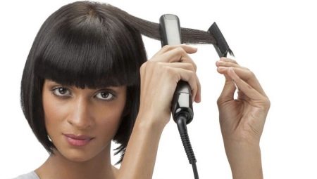 Options for styling iron for short hair