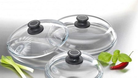 Lids for saucepans: selection and storage